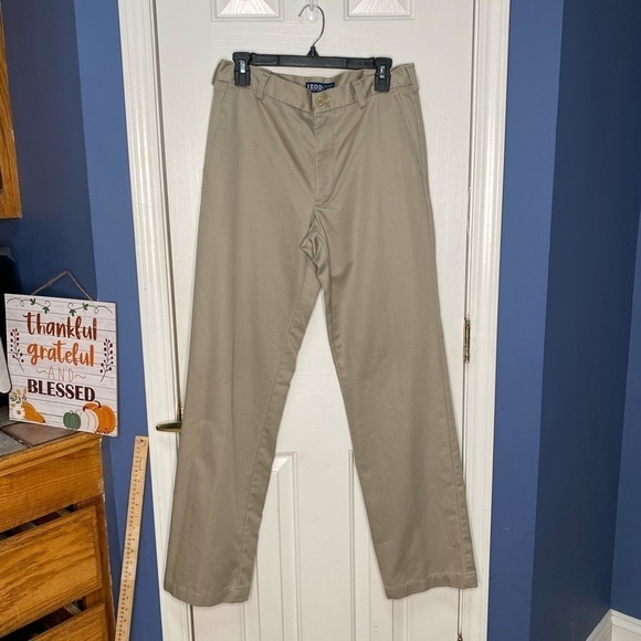 IZOD Mens Pants Beige Size 32X34 American slim - Picture 1 of 8